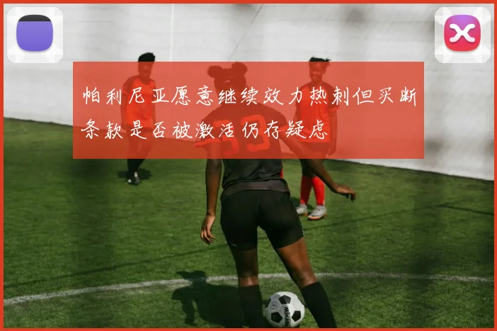 帕利尼亚愿意继续效力热刺但买断条款是否被激活仍存疑虑